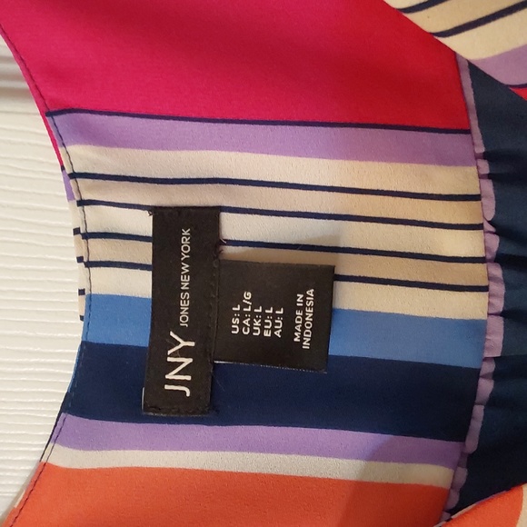 Jones New  York  size Large shear  womens top - Picture 2 of 4